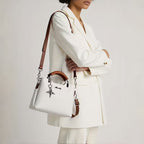 Modern Two-Tone Commuter Satchel product image