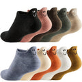 Happy Heels: "Smile Back" Low-Cut Ankle Socks (10-Pair Pack)