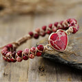 Zenith Zen: Adjustable Imperial Jasper Heart Chakra Bracelet