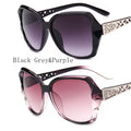 Bella Facet Oversized Square Sunglasses