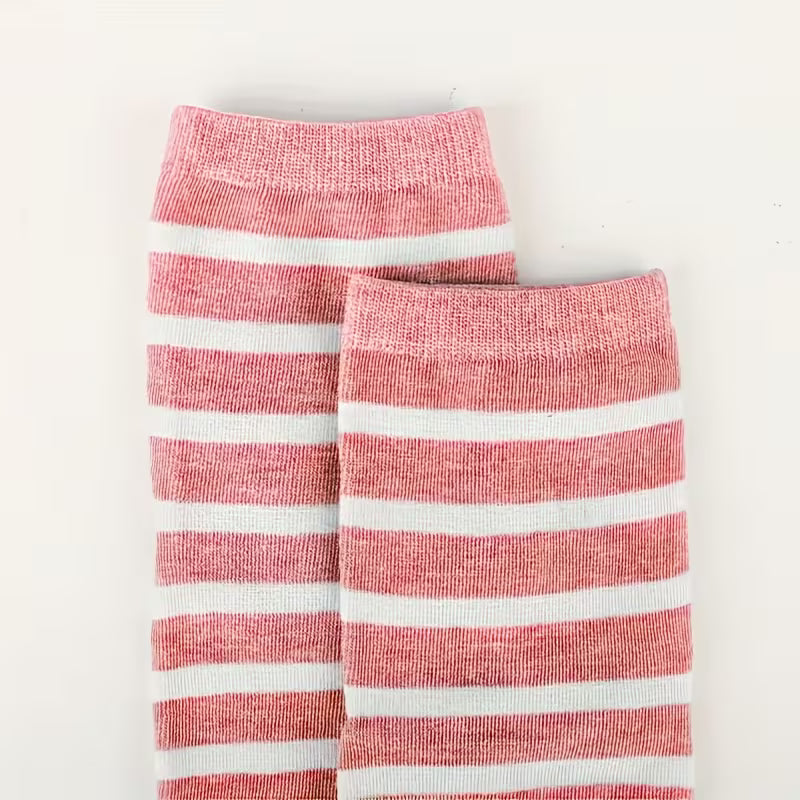 🐾 "Meow-velous" Mid-Calf Sock Set (5-Pack)