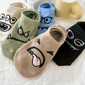 Kids Expression Session: "Mood Swing" Cartoon Ankle Socks (5- Pack)