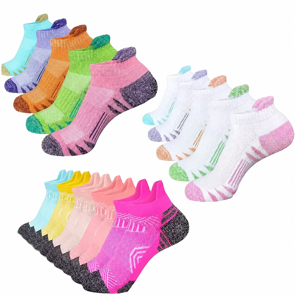 ⚡ Women's Active Performance Low-Cut Socks (5-Pack)