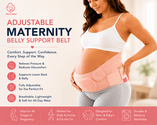 Adjustable Maternity Belly Support Belt – Everyday Comfort & Support - Dawterson