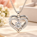 Always in My Heart Moissanite Necklace true product hero