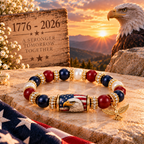250th Anniversary American Eagle bracelet - 1776-2026 A Stronger Tomorrow Together