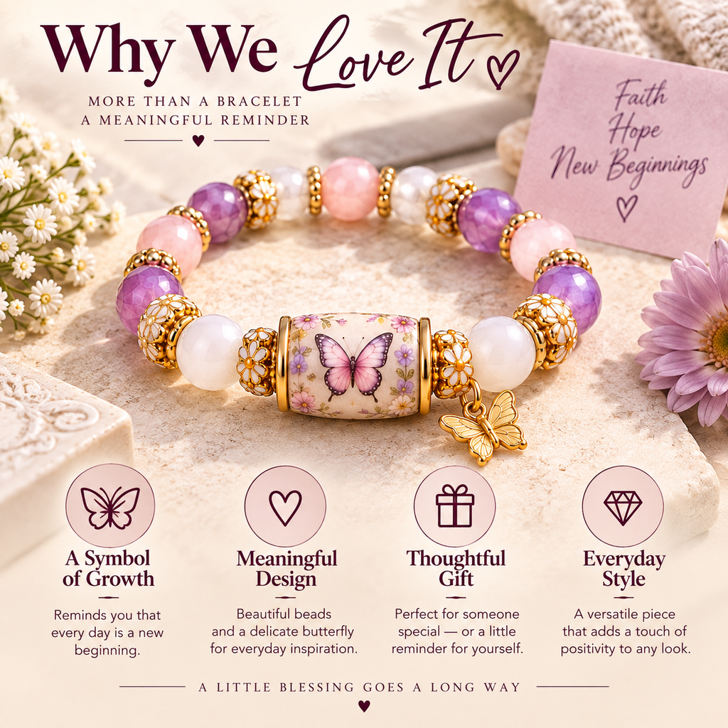 Bloom and Believe Butterfly Charm Bracelet why we love it image