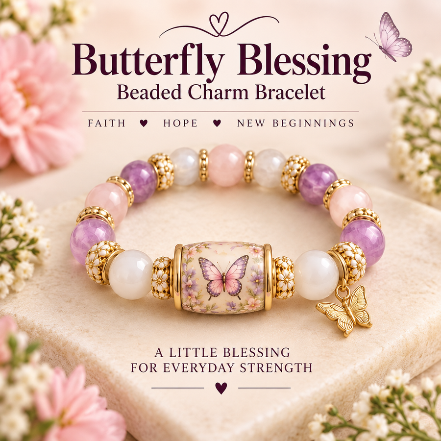 Bloom & Believe Butterfly Charm Bracelet