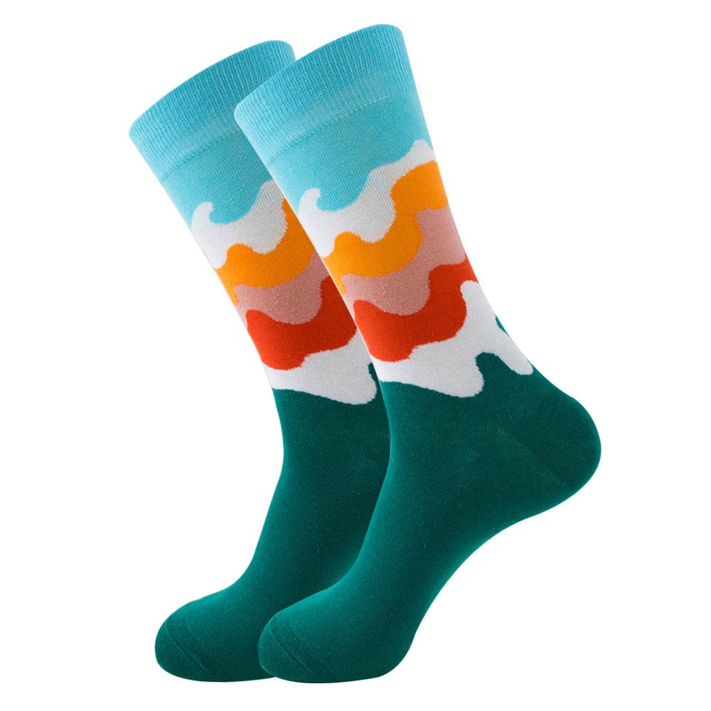 Color Pop Unisex Crew Socks - Dawterson
