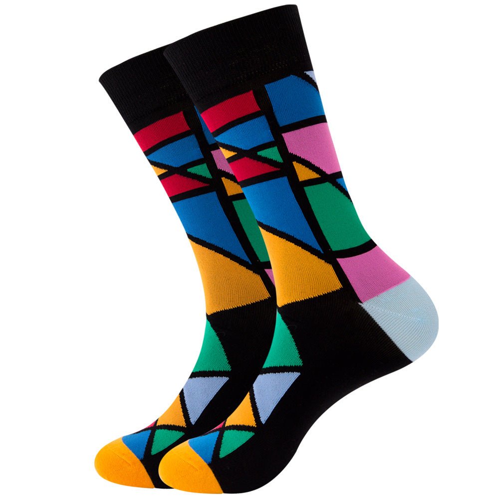 Color Pop Unisex Crew Socks - Dawterson