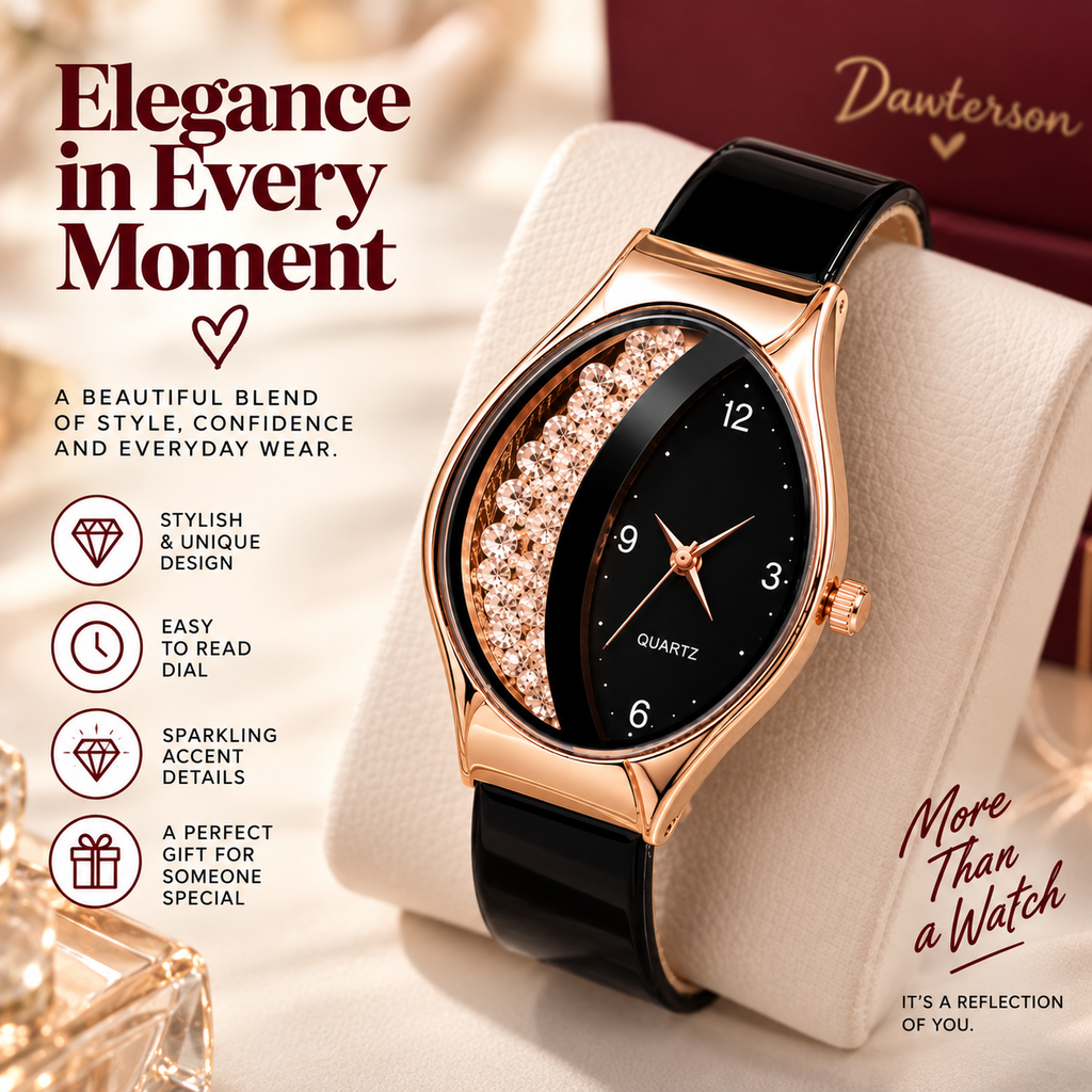 Crystal Arc women's crystal-accent quartz watch feature image