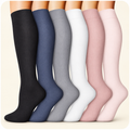Everyday Support knee-high compression socks six-pair neutral assortment