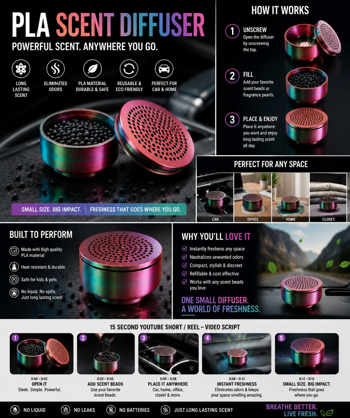 PLA Scent Diffuser