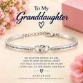 Always With You Granddaughter Infinity Heart Bracelet - sentimental product image
