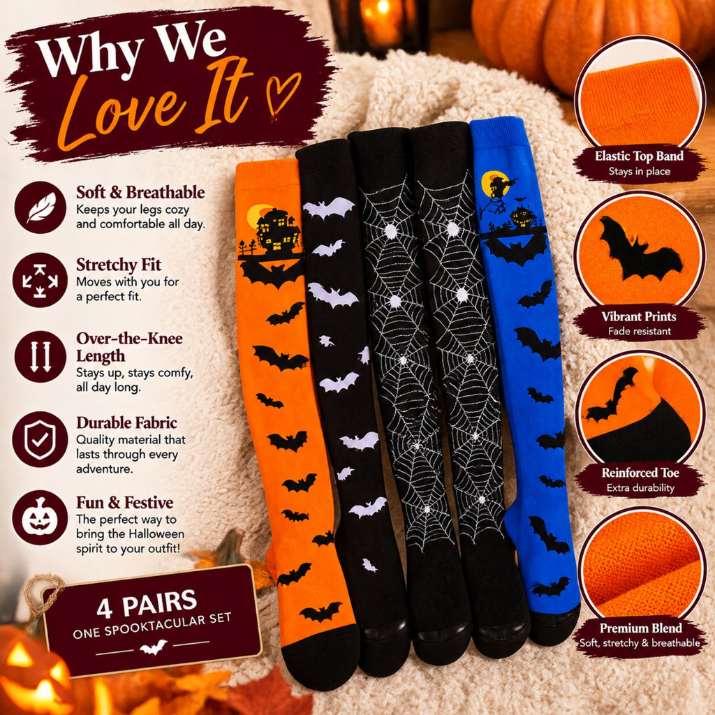 Halloween Over-the-Knee Socks - Why We Love It