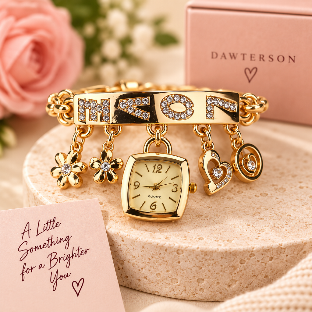 Love & Bloom Charm Bracelet Watch gold hero image