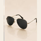 Metallic Aviator UV400 Sunglasses - Dawterson