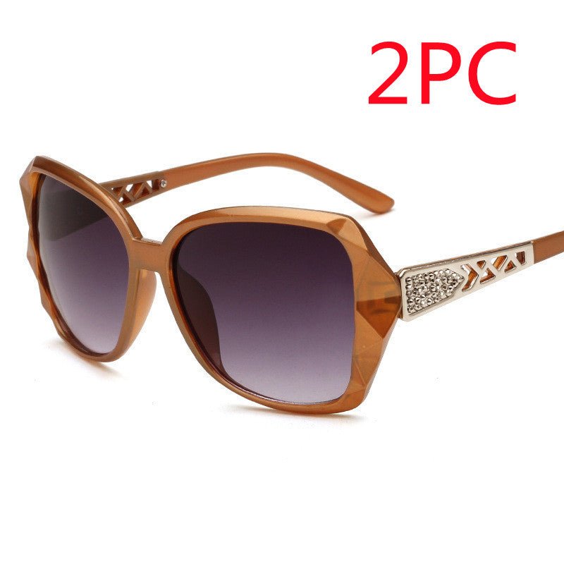 Oversized Retro Square Sunglasses - Dawterson