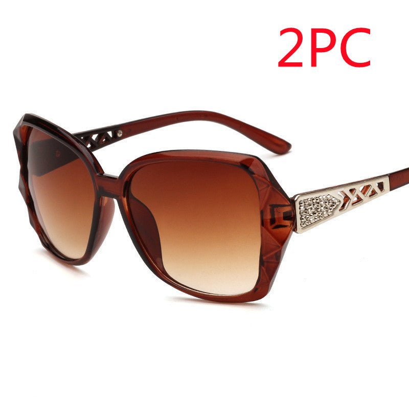 Oversized Retro Square Sunglasses - Dawterson
