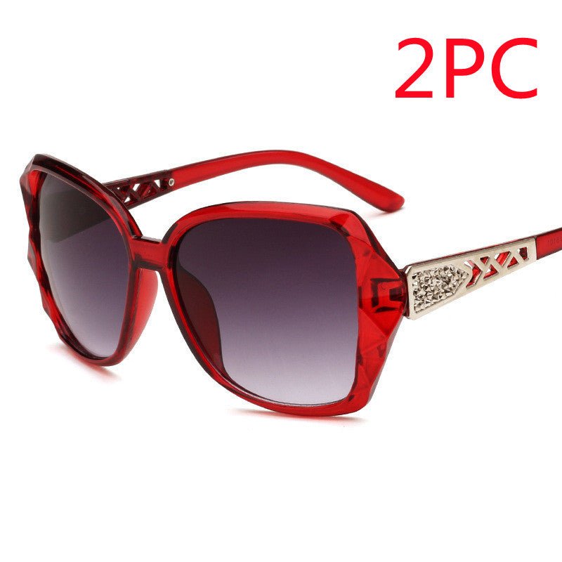 Oversized Retro Square Sunglasses - Dawterson