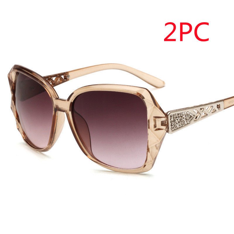 Oversized Retro Square Sunglasses - Dawterson