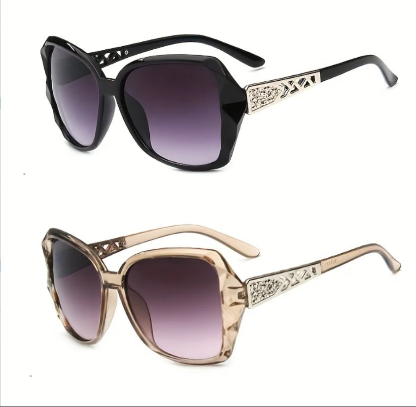 Oversized Retro Square Sunglasses - Dawterson
