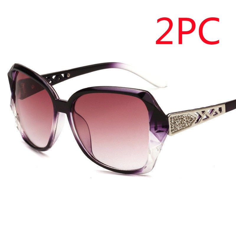 Oversized Retro Square Sunglasses - Dawterson