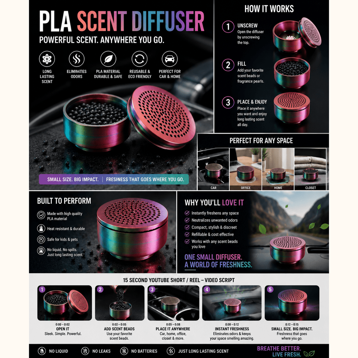 PLA Scent Diffuser - Dawterson