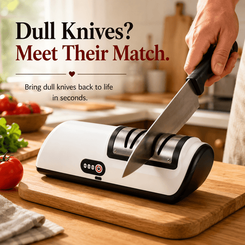 Rechargeable 2-Stage Kitchen Sharpener - Dawterson