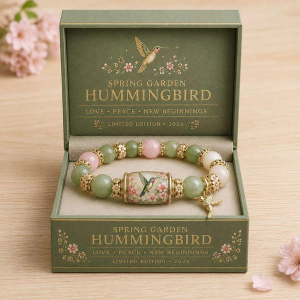 Whispering Wings Hummingbird Charm Bracelet
