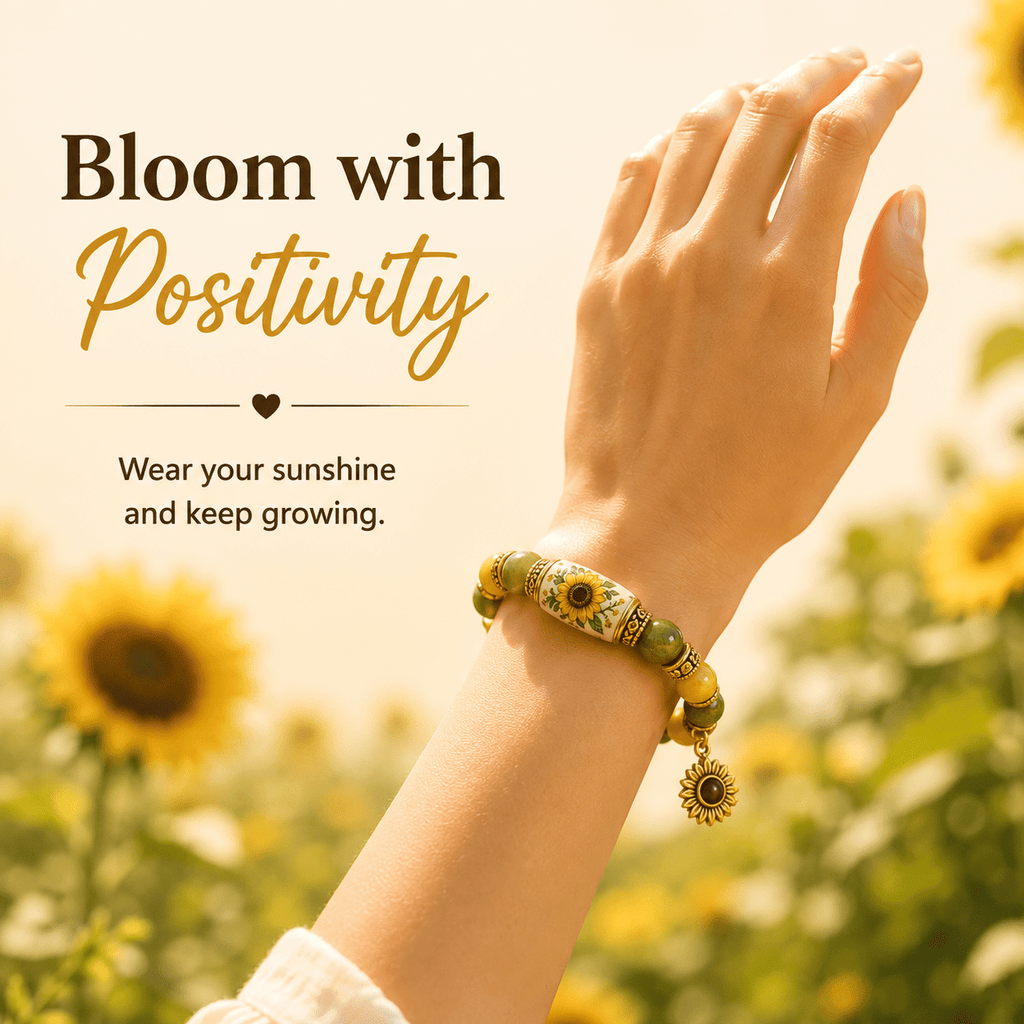 Sunflower Power Inspirational Bracelet - Dawterson