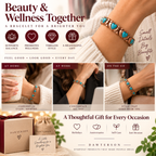 Turquoise Heart Copper Magnetic Bracelet beauty and wellness lifestyle image