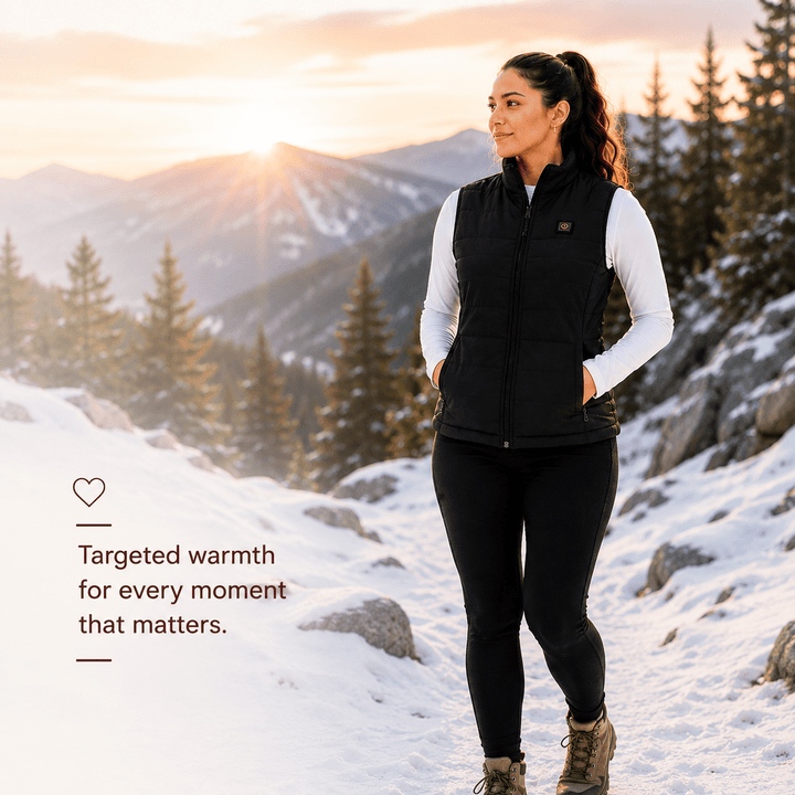 Women’s 6-Zone Rechargeable Heated Vest - Dawterson