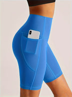 Womens High-Waisted Pocketed Yoga Pants - Dawterson