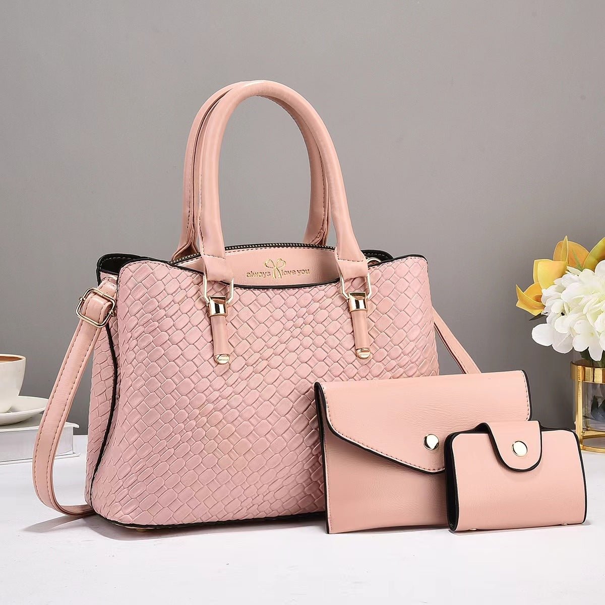 Woven 3-Piece Everyday Bag Set - Dawterson