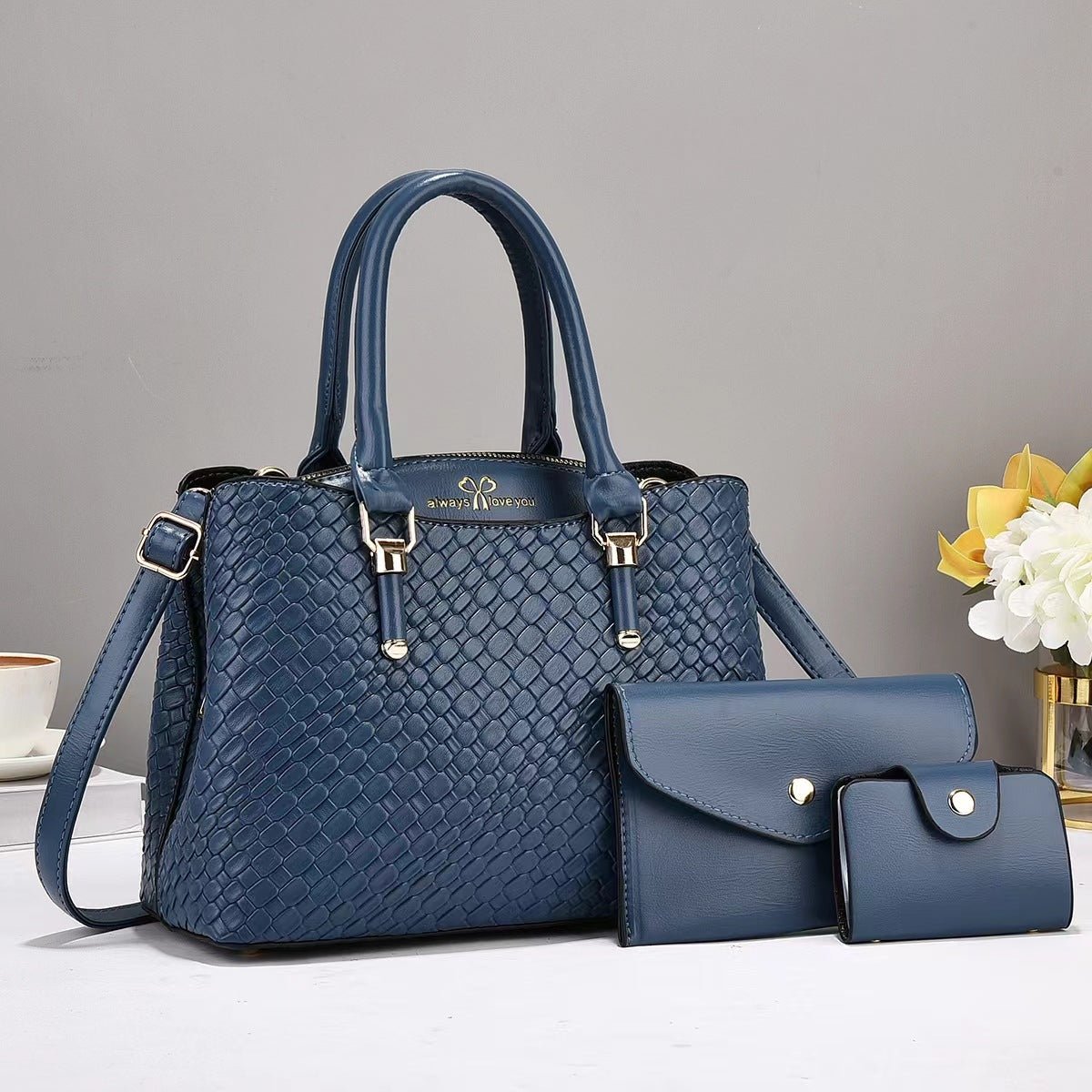 Woven 3-Piece Everyday Bag Set - Dawterson